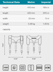 Makita E-15372 kšandy s držákem na mobil 520x23x410mm=E-05393