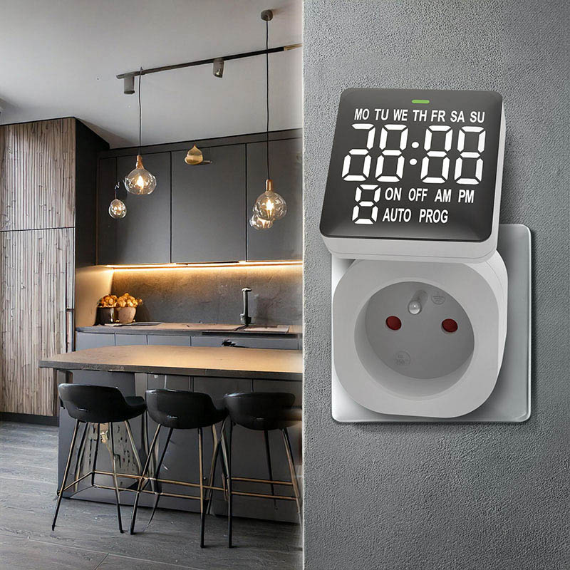 Solight DT36 digitální časový spínač inverzní displej