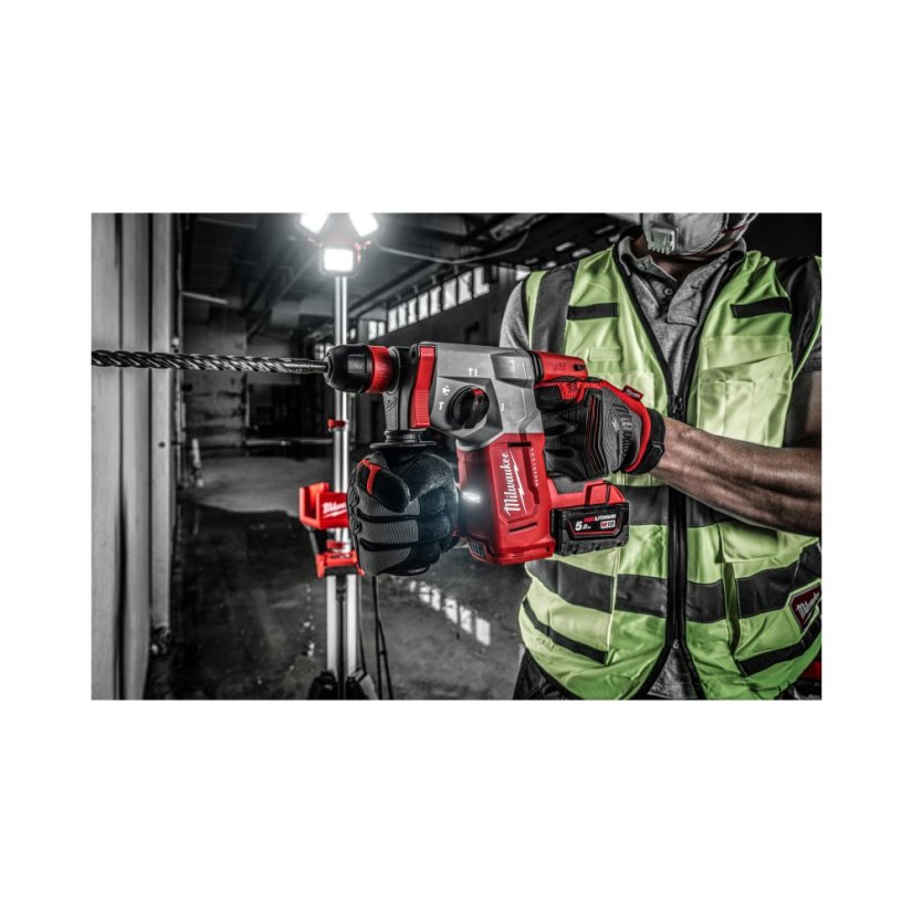 Milwaukee M18™ BLHX-502X bezuhlíkové kladivo SDS-Plus 26 mm, se 4 režimy a sklíčidlem FIXTEC™ 4933478892