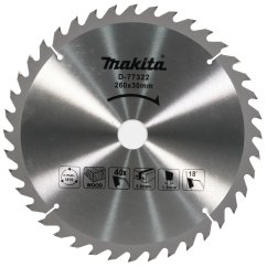 Makita D-77322 kotouč pilový dřevo MAKBLADEplus 260x2.6x30mm 40Z