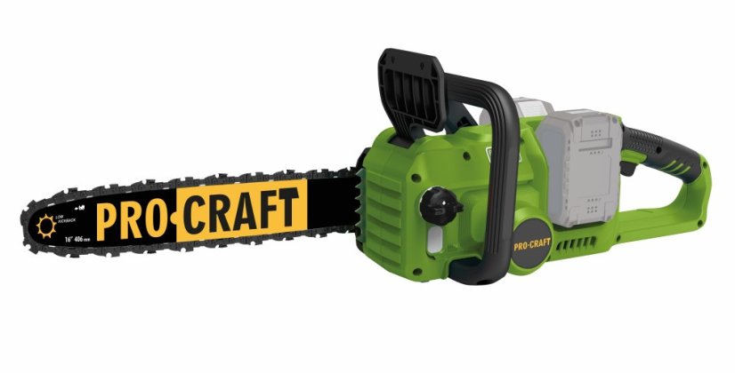 Procraft PCA42/2 aku řetězová pila 40cm 2x20 V bez aku Procraft PCA42/2 aku řetězová pila 40cm 2x20 V bez aku