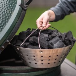Big Green Egg nerezový koš na dřevěné uhlí XXLarge 122698