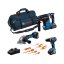Bosch GSB 18V-65 + GWS 18V-11 + GBH 18V-24 C + VDE el. sada + 3x GBA 5.0Ah 0615A5007H
