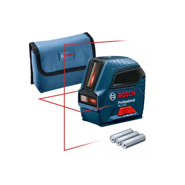 Bosch GLL 2-10 křížový laser červený 0601063L00