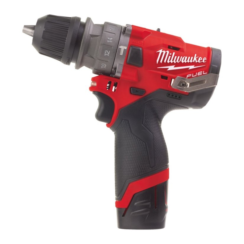 Milwaukee M12 FUEL™ FPDXKIT-202X kompaktní příklepová vrtačka s rychlovýměnným sklíčidlem 4933464138