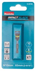 Makita E-29789 klíč nástrčný 2v1 s držákem šestihran 65mm IMPACT BLACK 8-10mm
