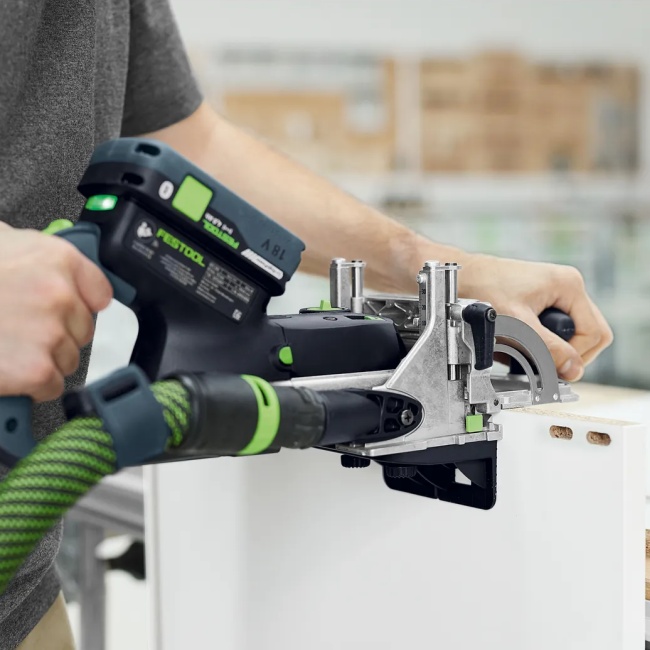 Festool 578120 DFC 500 E-Basic aku frézka 18 V na kolíkovací otvory Domino