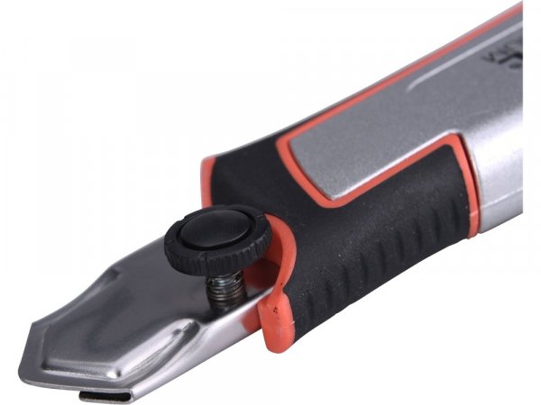 EXTOL PREMIUM 8855025 nůž ulamovací kovový s výstuhou, 25mm Auto-lock