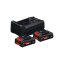 Startovací sada Bosch s nabíječkou GAL 12V/18V-80, 2x baterie 18V 4Ah. Startovací sada Bosch s nabíječkou GAL 12V/18V-80, 2x baterie 18V 4Ah.