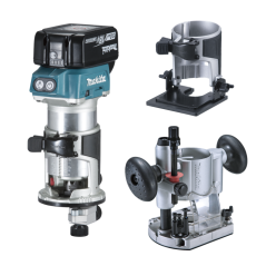Makita DRT50RTJX2 aku kombinovaná frézka s příslušenstvím Li-ion 18V/5,0Ah