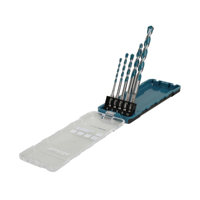 Makita E-16732 sada vrtáků se stopkou 1/4´´ šestihran Multimateriál 5 ks