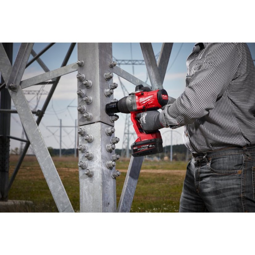 Milwaukee M18 ONEFHIWF1-802X aku rázový utahovák 1" s pojistným kroužkem 2x8Ah 4933499254