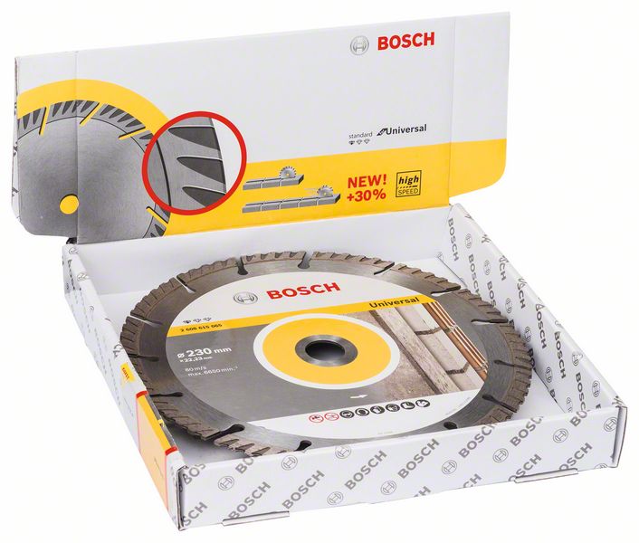 Bosch 2608615066 diamantový dělicí kotouč Standard for Universal 230×22,23 (balení 10  ks)