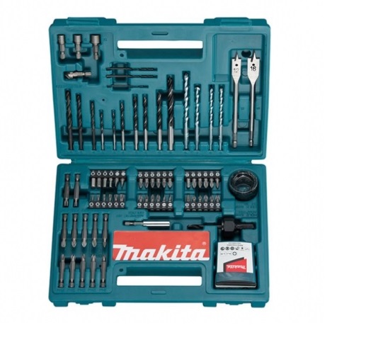 Makita B-54520 sada vrtáků a bitů 100ks v kufru