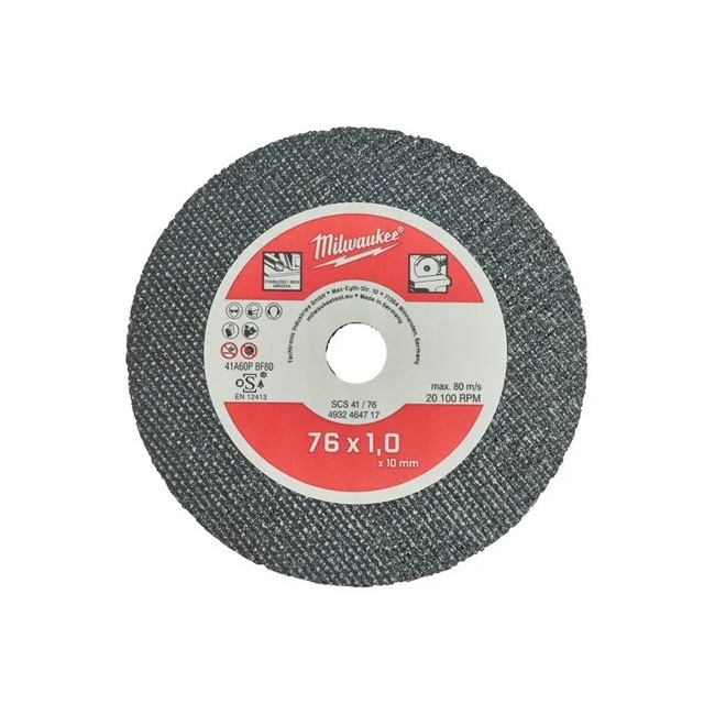 Milwaukee 76x1mm kotouč řezný na kov 5ks 4932464717