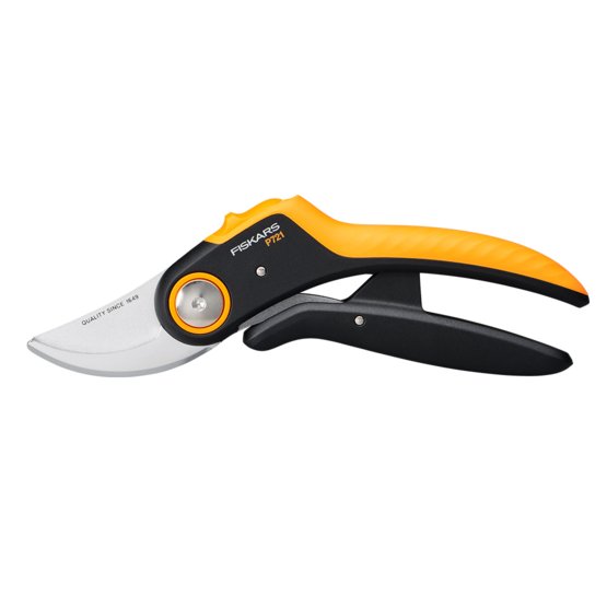 Fiskars 1057170 Nůžky zahradní PowerLever Plus (P721), dvoučepelové