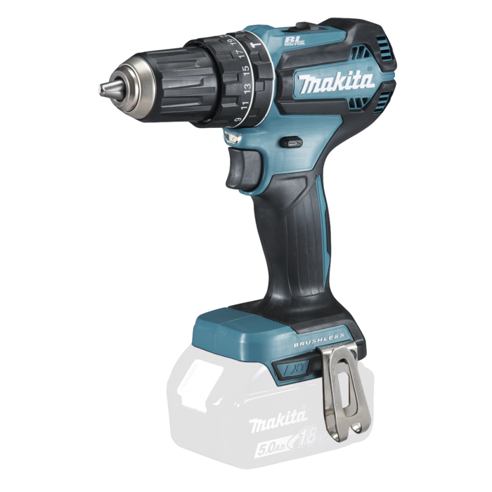 Makita DHP485Z aku bezuhlíkový příklepový šroubovák Li-ion 18V, bez aku Z