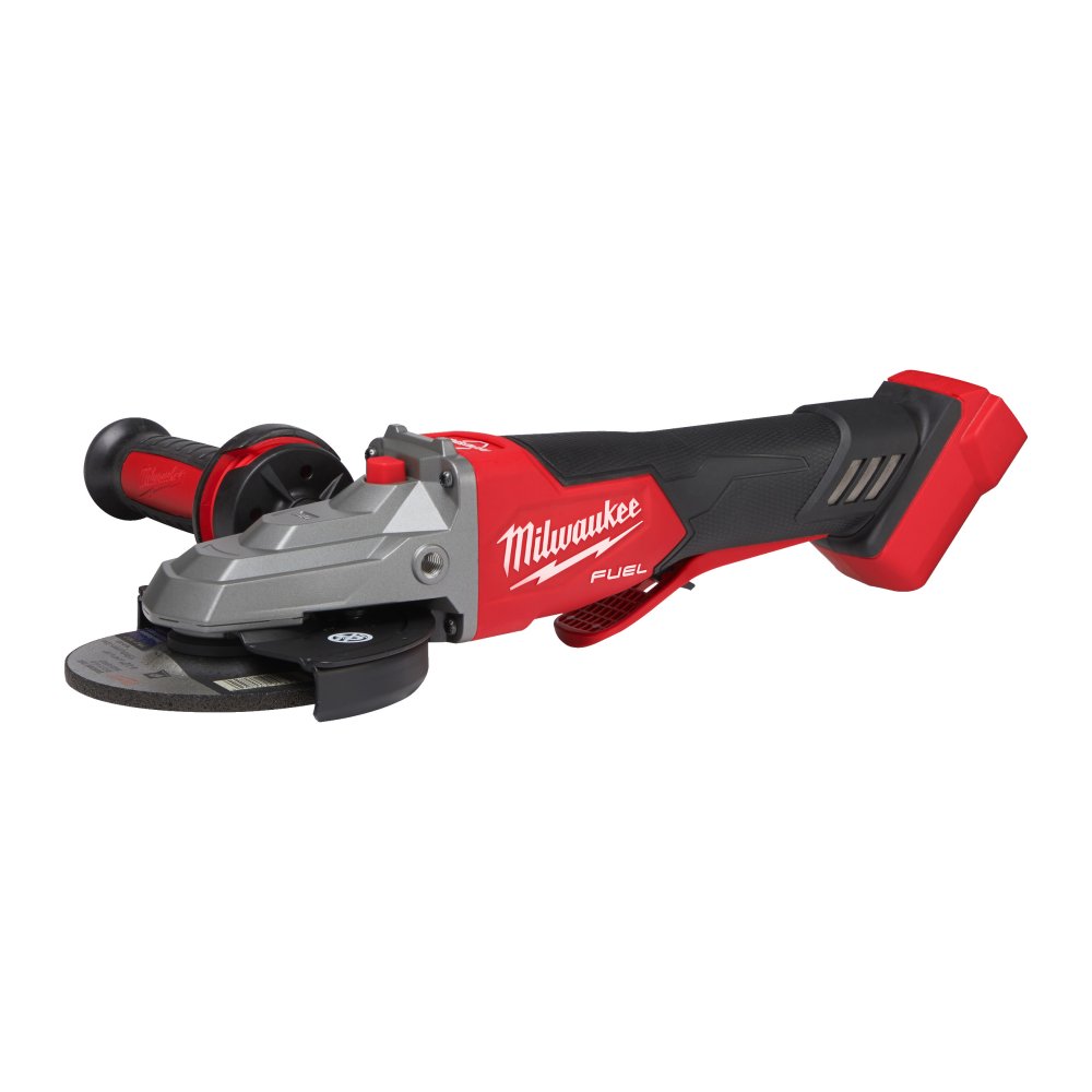 Milwaukee M18 FUEL™ FSAGF125XPDB-0X 125 mm úhlová bruska s plochou hlavou, brzdou a kolébkovým spínačem 4933478439