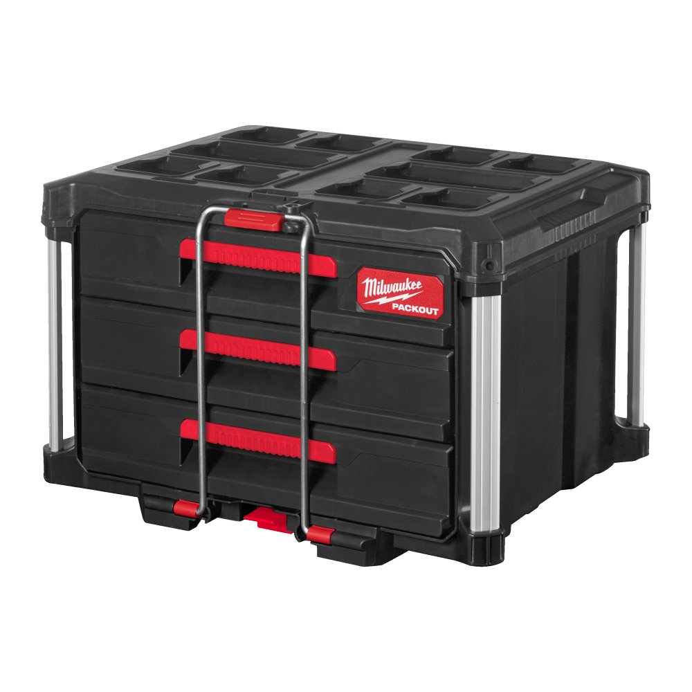 Milwaukee PACKOUT™ box na nářadí se 4 zásuvkami - Packout 3 Drawer Tool Box 4932472130