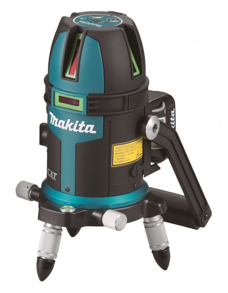 Makita SK312GDZ křížový laser, zelený, Li-ion 10,8 V CXT, bez aku