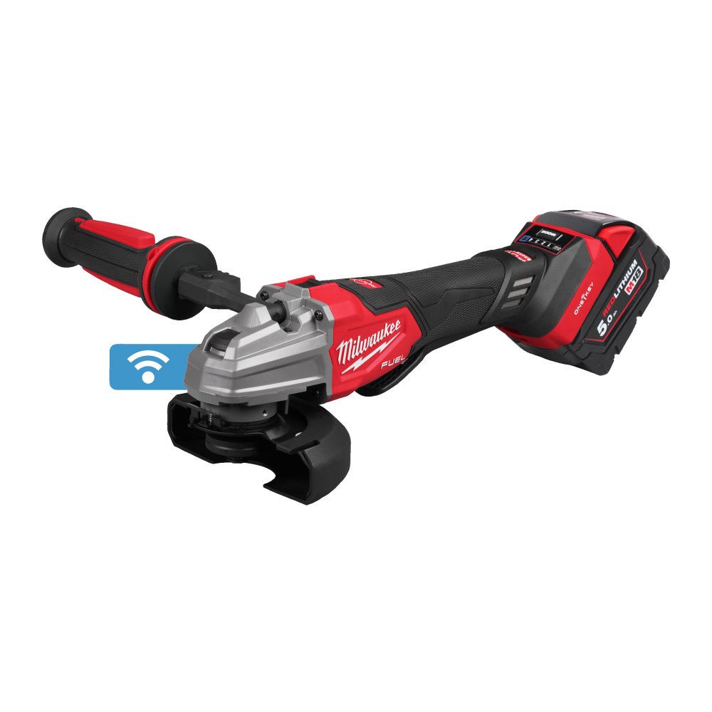 Milwaukee M18 FUEL™ FSAGSVO125X-502X bezpečnostní bruska 125 mm s variabilními otáčkami a funkcí ONE-KEY™ 4933493553