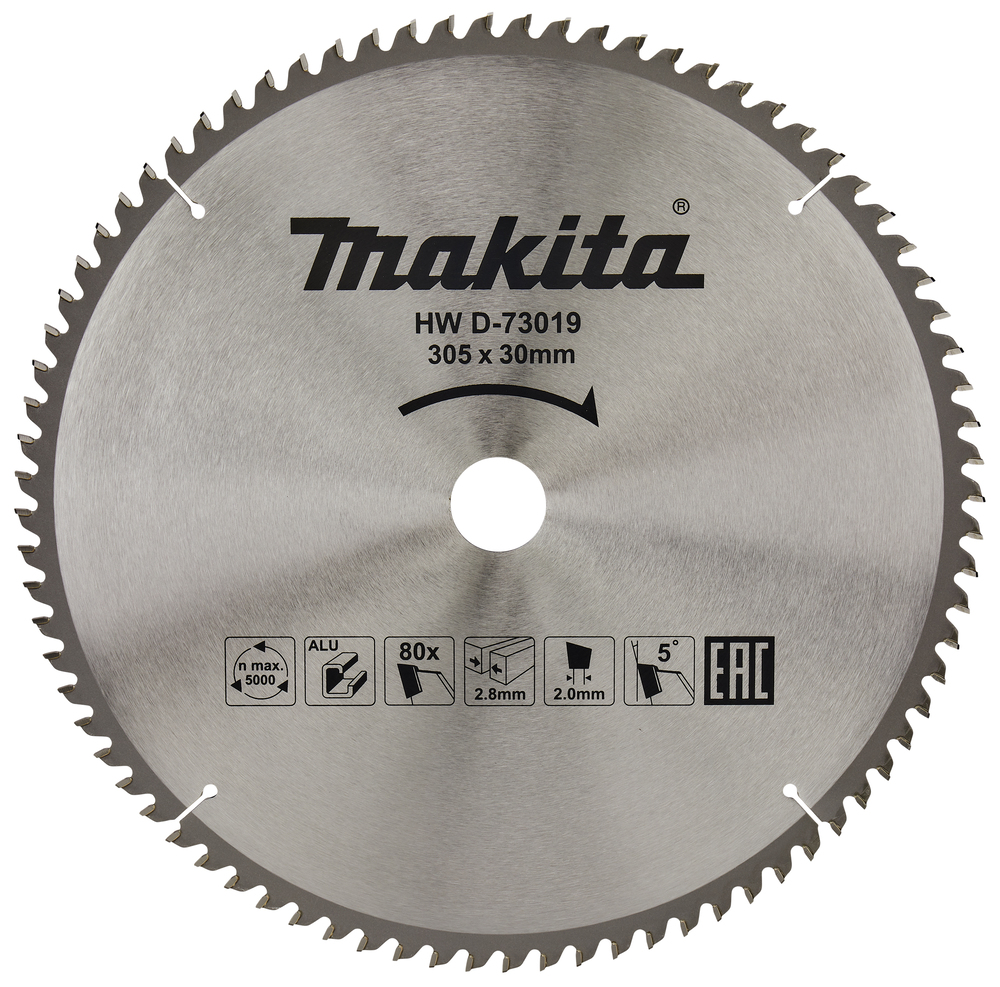 Makita D-73019 pilový kotouč na hliník 305x30x80T TCT