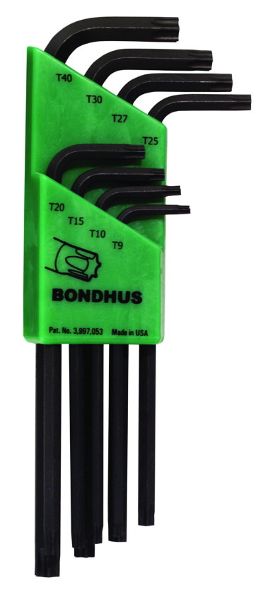 BONDHUS sada L-klíčů imbus torx  TLX 8 (T9-40) 31834