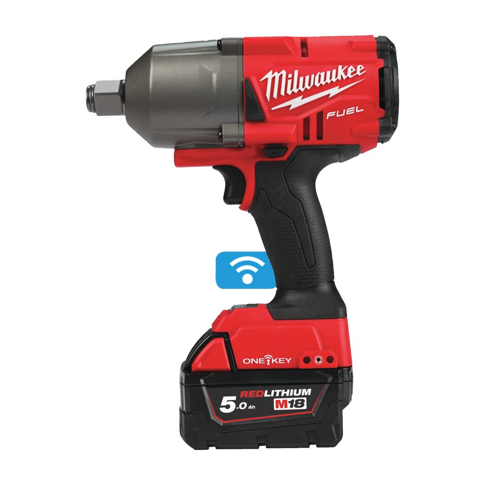 Milwaukee M18 FUEL™ ONEFHIWF34-502X ONE-KEY™ rázový utahovák s pojistným kroužkem 4933459730