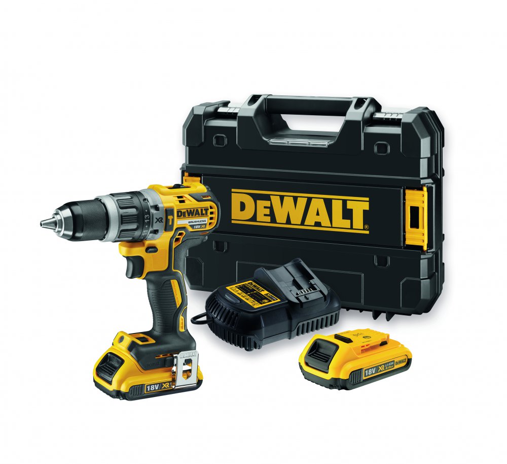 Dewalt DCD796D2 aku příklepový šroubovák 18V 2x2,0Ah nabíječka,kufr DCD796D2-QW