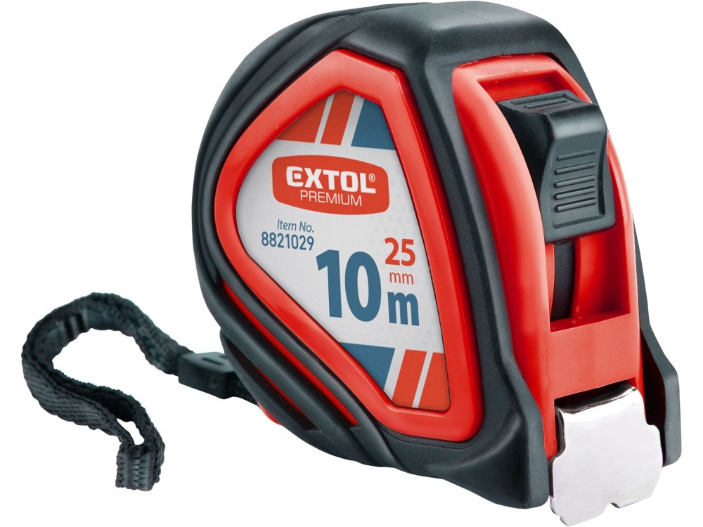 EXTOL PREMIUM 8821029 metr svinovací, 10m, š. pásku 25mm